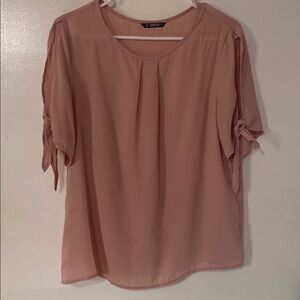 SHEIN Pink Women's Top Size L